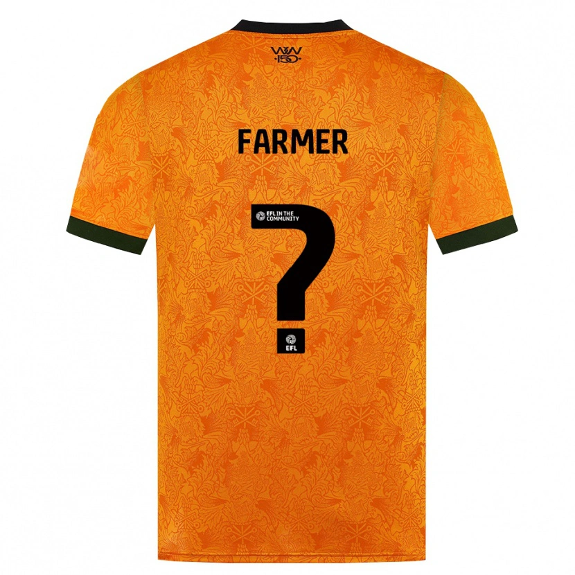 Danxen Heren Owen Farmer #0 Oranje Zwart Thuisshirt Thuistenue 2026/27 T-Shirt