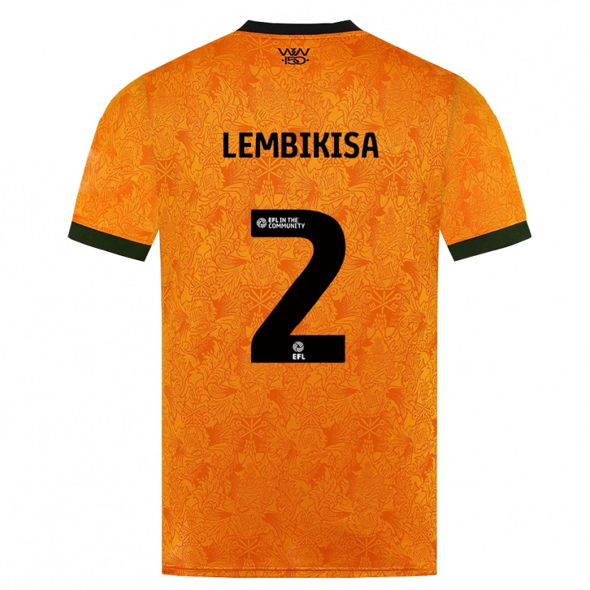 Danxen Heren Dexter Lembikisa #2 Oranje Zwart Thuisshirt Thuistenue 2026/27 T-Shirt