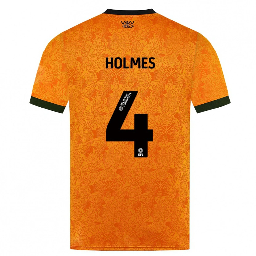 Danxen Heren Summer Holmes #4 Oranje Zwart Thuisshirt Thuistenue 2026/27 T-Shirt