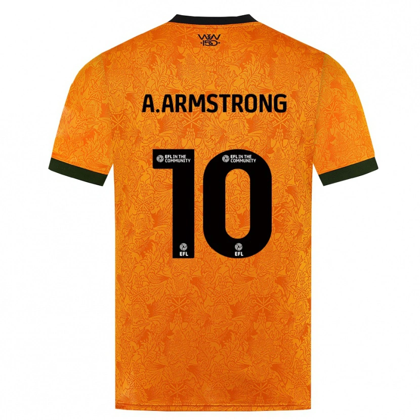 Danxen Heren Adam Armstrong #10 Oranje Zwart Thuisshirt Thuistenue 2026/27 T-Shirt