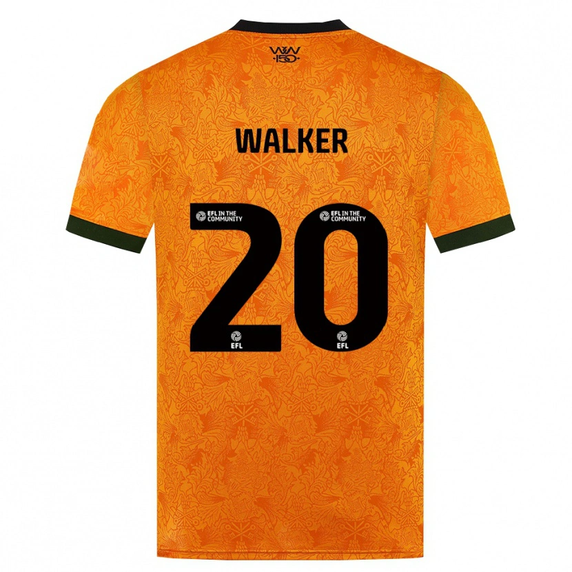 Danxen Heren Lowri Walker #20 Oranje Zwart Thuisshirt Thuistenue 2026/27 T-Shirt