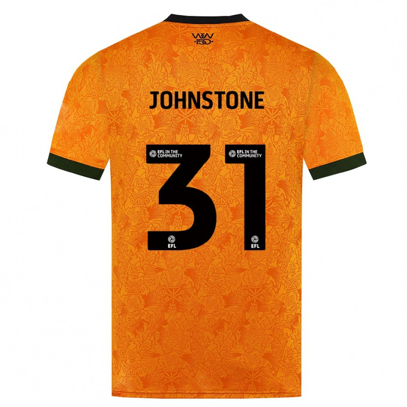 Danxen Heren Sam Johnstone #31 Oranje Zwart Thuisshirt Thuistenue 2026/27 T-Shirt