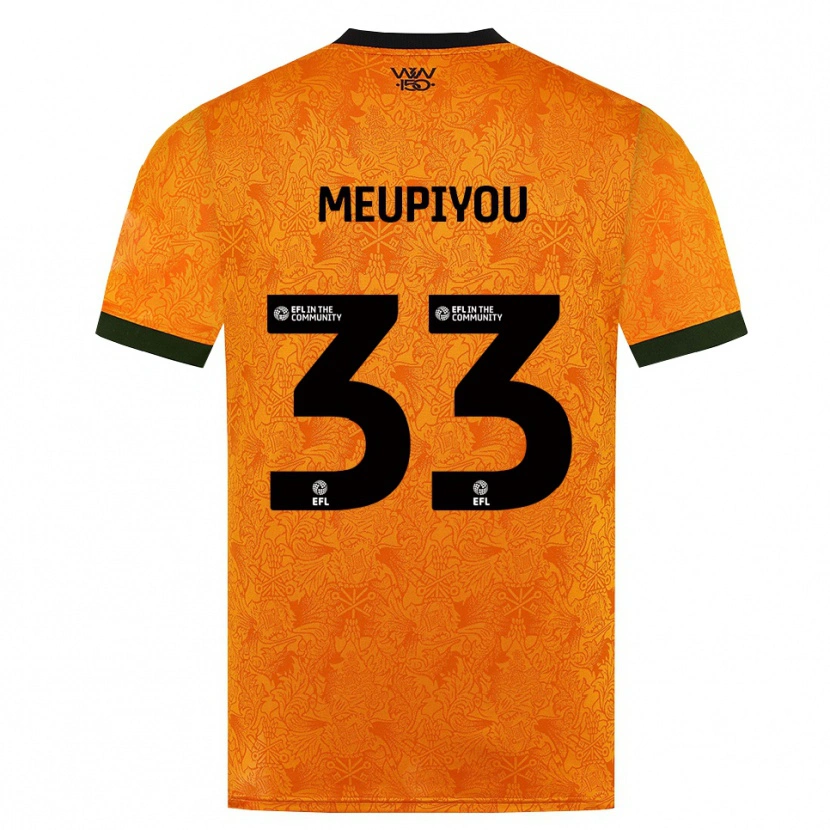 Danxen Heren Bastien Meupiyou #33 Oranje Zwart Thuisshirt Thuistenue 2026/27 T-Shirt