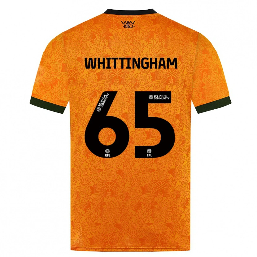Danxen Heren Matthew Whittingham #65 Oranje Zwart Thuisshirt Thuistenue 2026/27 T-Shirt