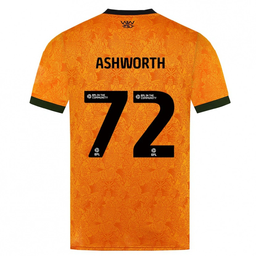 Danxen Heren Finn Ashworth #72 Oranje Zwart Thuisshirt Thuistenue 2026/27 T-Shirt
