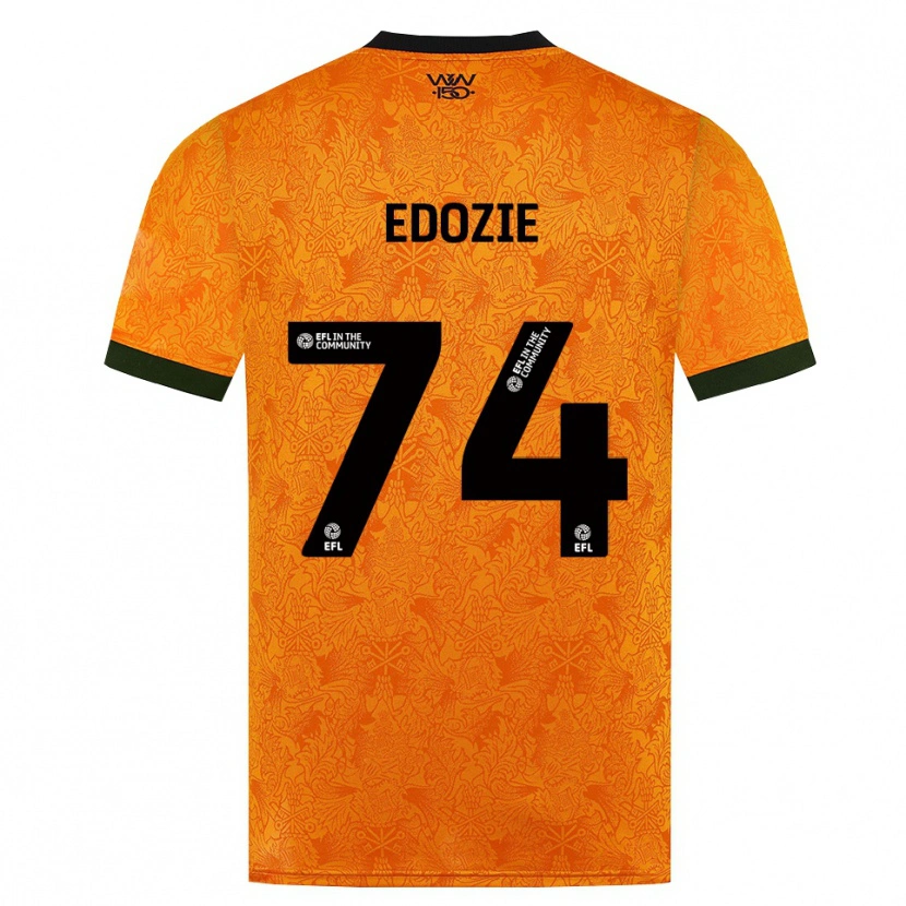 Danxen Heren Tom Edozie #74 Oranje Zwart Thuisshirt Thuistenue 2026/27 T-Shirt
