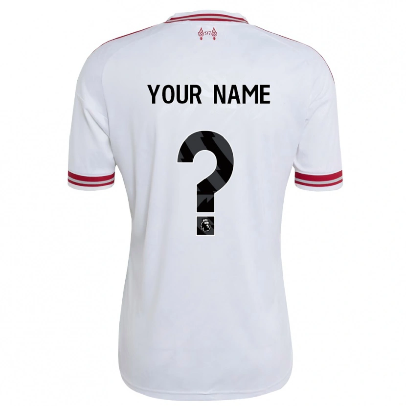 Danxen Heren Uw Naam #0 Rood Wit Uitshirt Uittenue 2026/27 T-Shirt