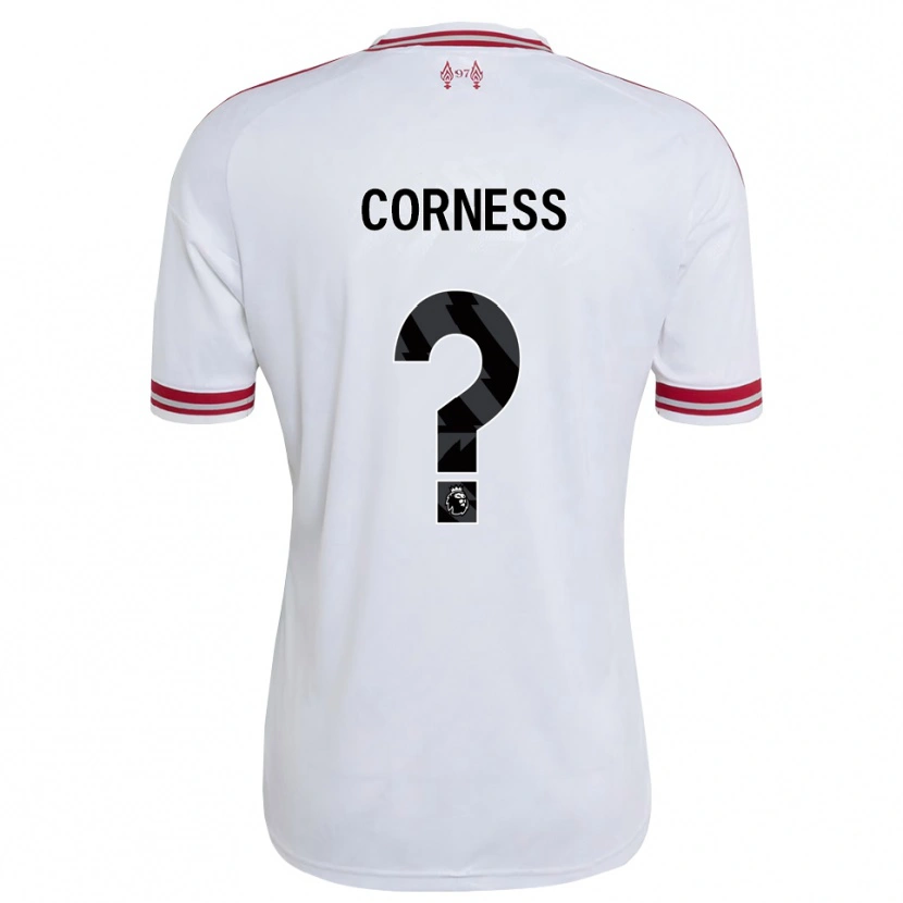Danxen Heren Dominic Corness #0 Rood Wit Uitshirt Uittenue 2026/27 T-Shirt