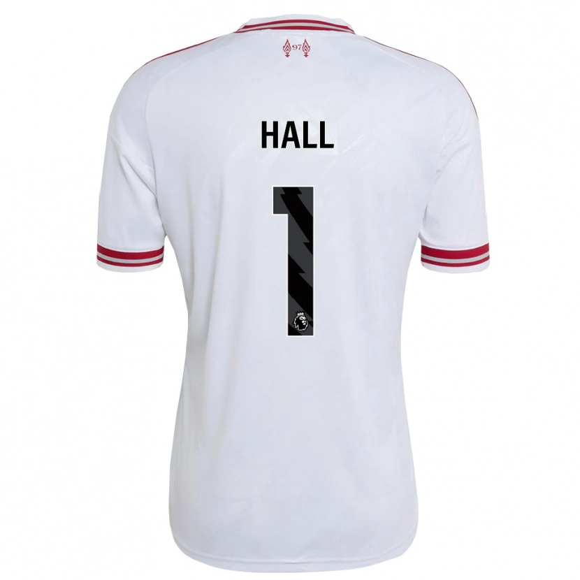 Danxen Heren Bailey Hall #1 Rood Wit Uitshirt Uittenue 2026/27 T-Shirt
