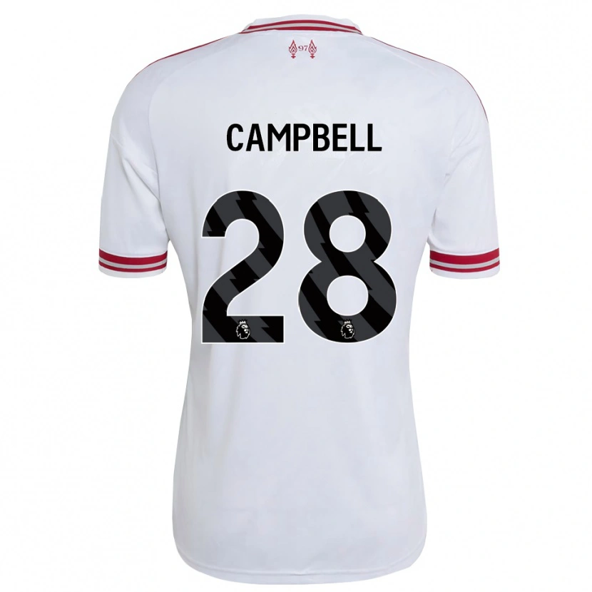 Danxen Heren Megan Campbell #28 Rood Wit Uitshirt Uittenue 2026/27 T-Shirt