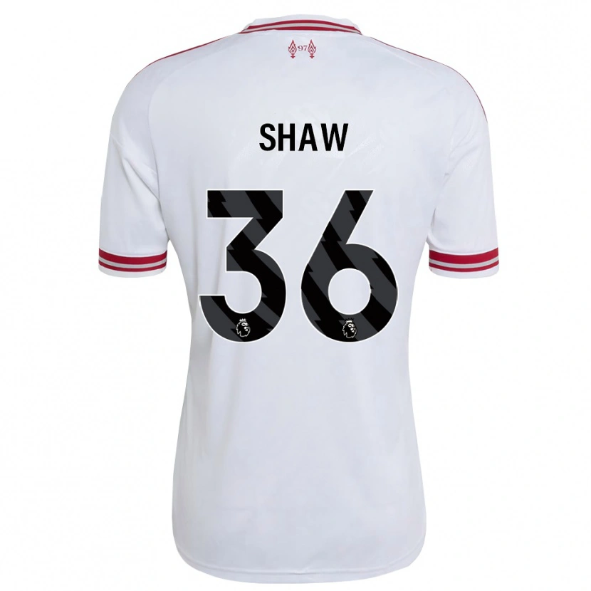 Danxen Heren Zara Shaw #36 Rood Wit Uitshirt Uittenue 2026/27 T-Shirt