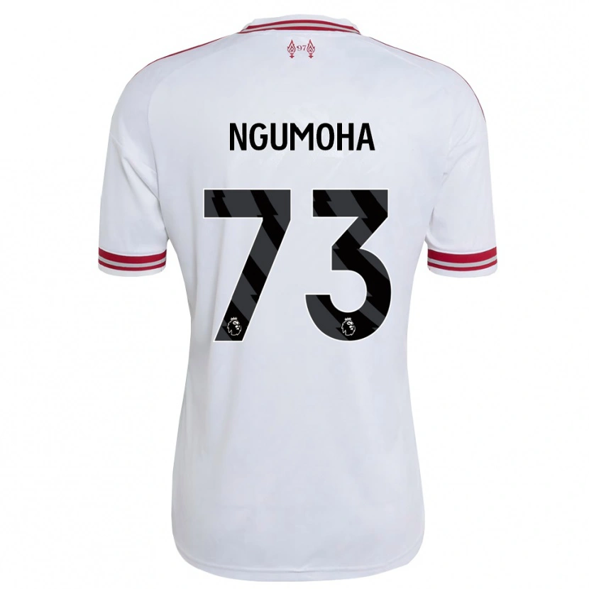 Danxen Heren Rio Ngumoha #73 Rood Wit Uitshirt Uittenue 2026/27 T-Shirt