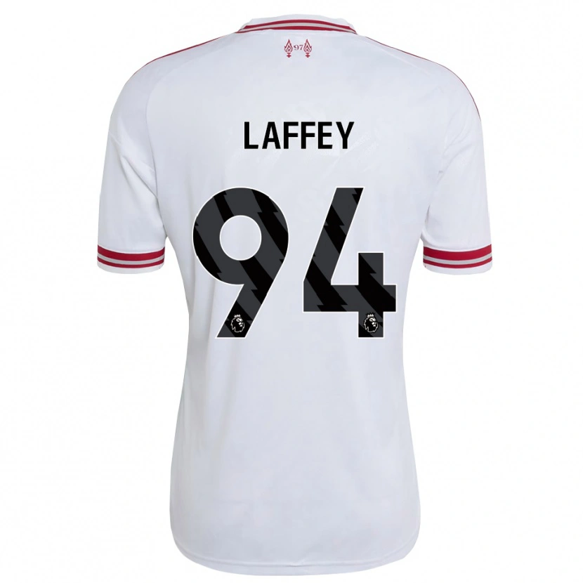 Danxen Heren Michael Laffey #94 Rood Wit Uitshirt Uittenue 2026/27 T-Shirt