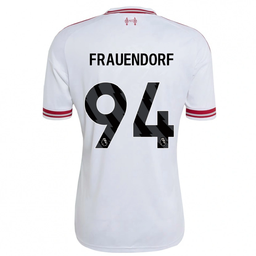 Danxen Heren Melkamu Frauendorf #94 Rood Wit Uitshirt Uittenue 2026/27 T-Shirt