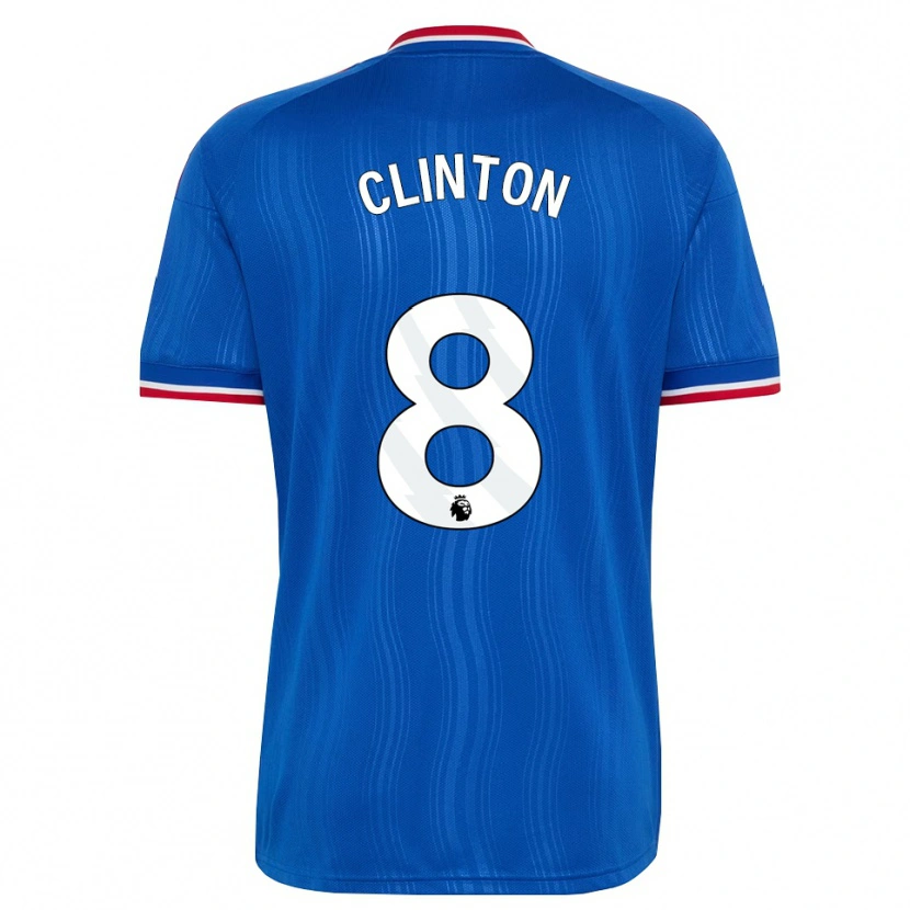 Danxen Heren Grace Clinton #8 Blauw Wit Rood Uitshirt Uittenue 2026/27 T-Shirt