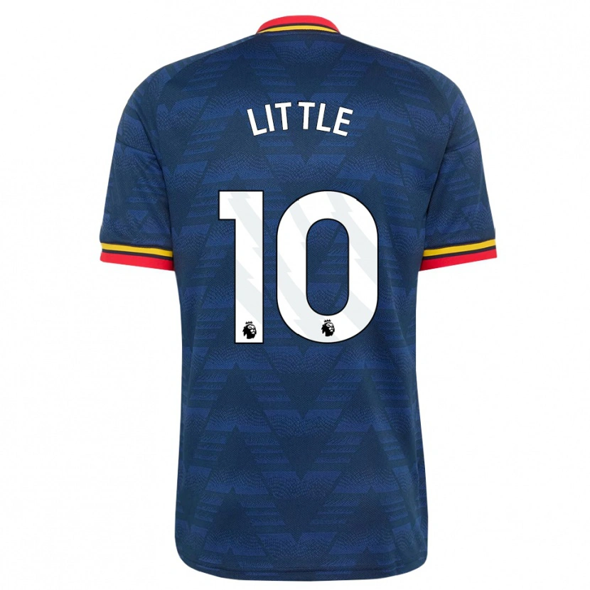 Danxen Heren Kim Little #10 Middernachtblauw Geel Rood Uitshirt Uittenue 2026/27 T-Shirt