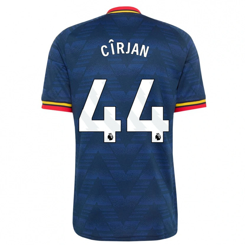 Danxen Heren Catalin Cîrjan #44 Middernachtblauw Geel Rood Uitshirt Uittenue 2026/27 T-Shirt