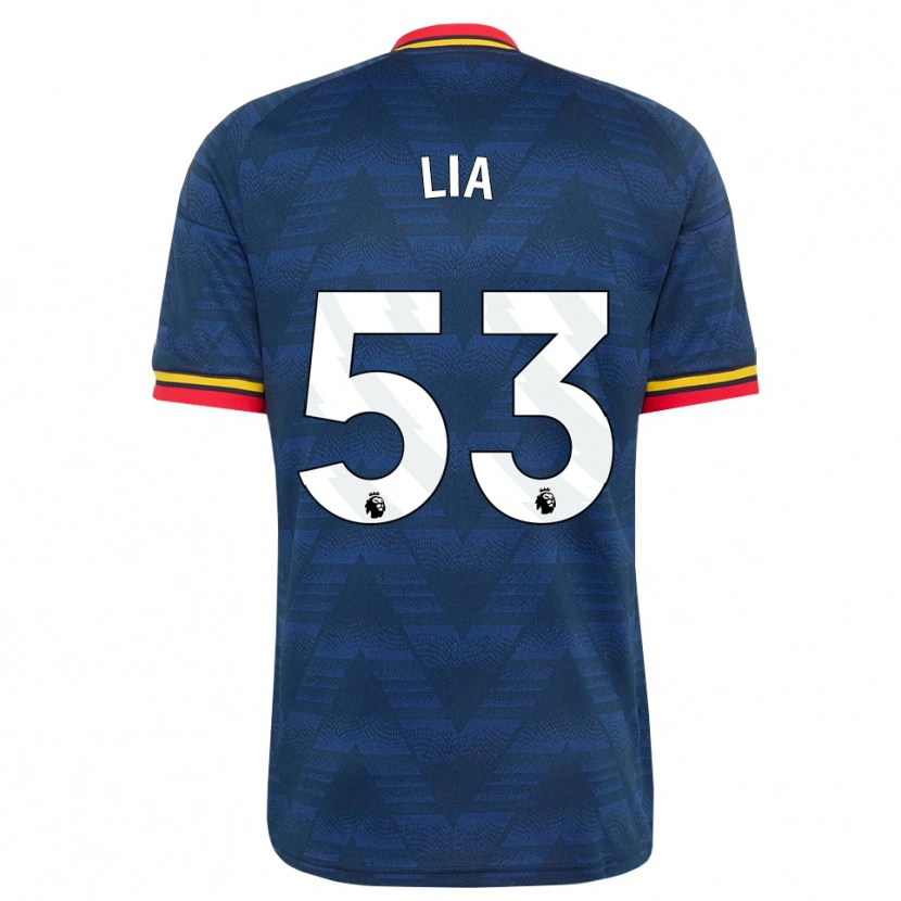 Danxen Heren Vivienne Lia #53 Middernachtblauw Geel Rood Uitshirt Uittenue 2026/27 T-Shirt