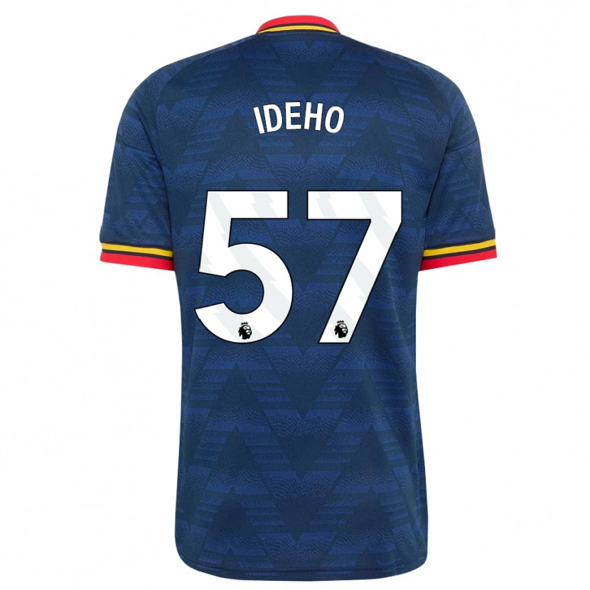 Danxen Heren Joel Ideho #57 Middernachtblauw Geel Rood Uitshirt Uittenue 2026/27 T-Shirt