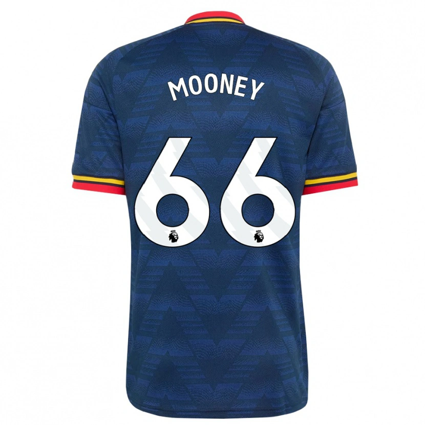 Danxen Heren Evan Mooney #66 Middernachtblauw Geel Rood Uitshirt Uittenue 2026/27 T-Shirt