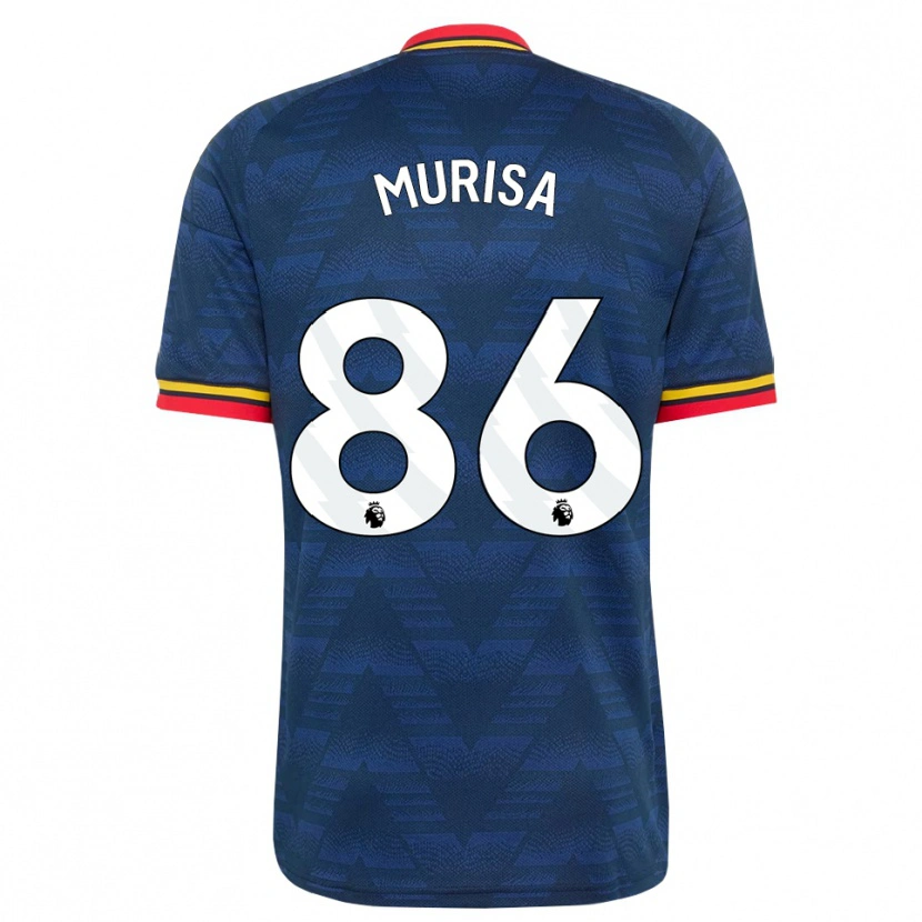 Danxen Heren Teshaun Murisa #86 Middernachtblauw Geel Rood Uitshirt Uittenue 2026/27 T-Shirt