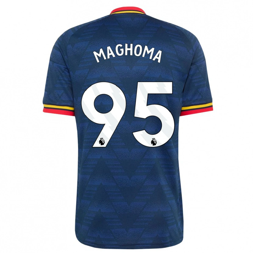 Danxen Heren Jaden Maghoma #95 Middernachtblauw Geel Rood Uitshirt Uittenue 2026/27 T-Shirt