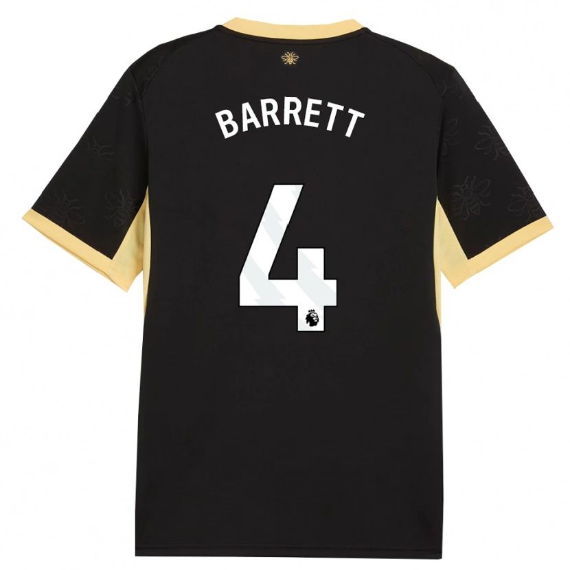 Danxen Heren Marlow Barrett #4 Zwart Geel Uitshirt Uittenue 2026/27 T-Shirt