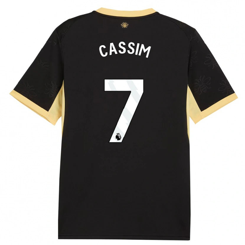 Danxen Heren Karim Cassim #7 Zwart Geel Uitshirt Uittenue 2026/27 T-Shirt
