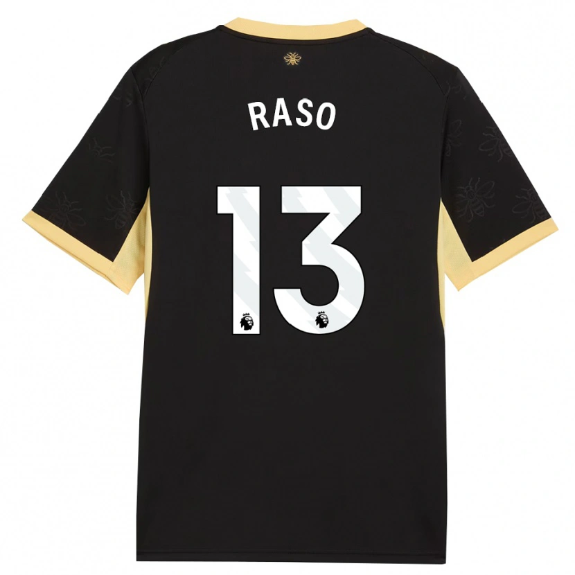 Danxen Heren Hayley Raso #13 Zwart Geel Uitshirt Uittenue 2026/27 T-Shirt