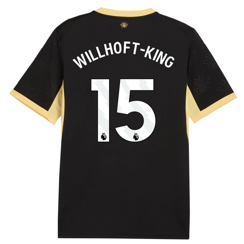 Danxen Heren Han Willhoft-King #15 Zwart Geel Uitshirt Uittenue 2026/27 T-Shirt