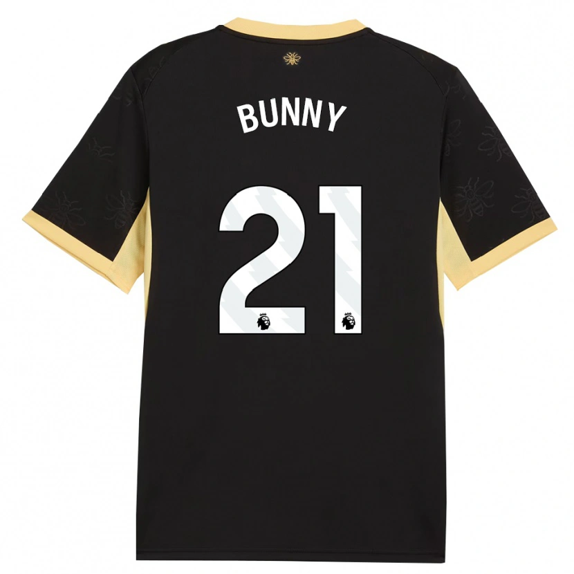 Danxen Heren Khadija Shaw #21 Zwart Geel Uitshirt Uittenue 2026/27 T-Shirt