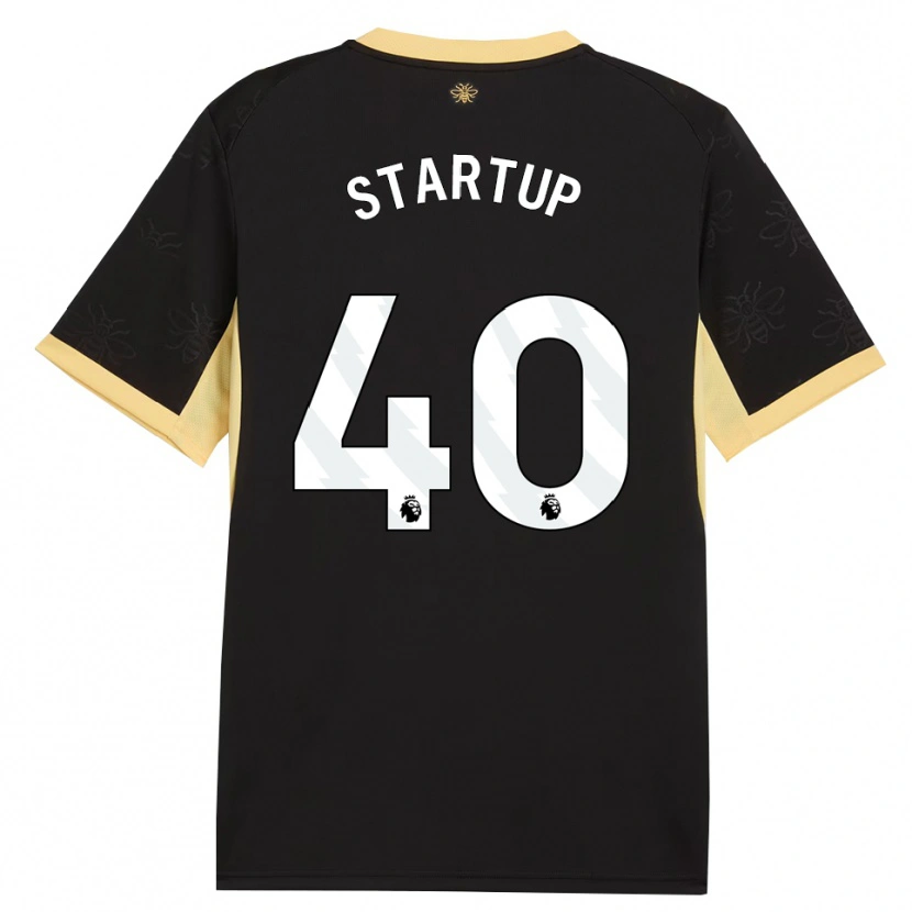 Danxen Heren Katie Startup #40 Zwart Geel Uitshirt Uittenue 2026/27 T-Shirt