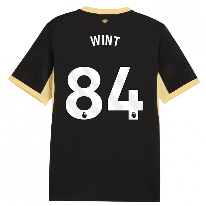 Danxen Heren Jack Wint #84 Zwart Geel Uitshirt Uittenue 2026/27 T-Shirt