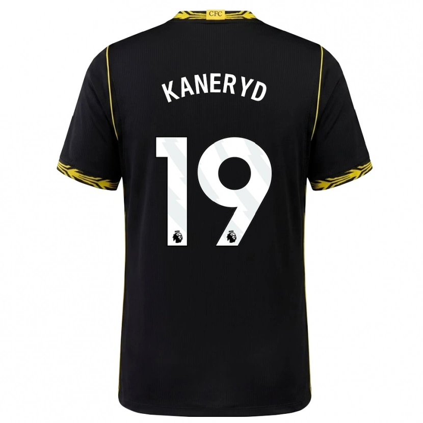 Danxen Heren Johanna Rytting Kaneryd #19 Zwart Geel Uitshirt Uittenue 2026/27 T-Shirt