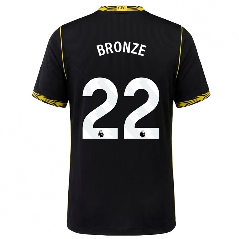 Danxen Heren Lucy Bronze #22 Zwart Geel Uitshirt Uittenue 2026/27 T-Shirt