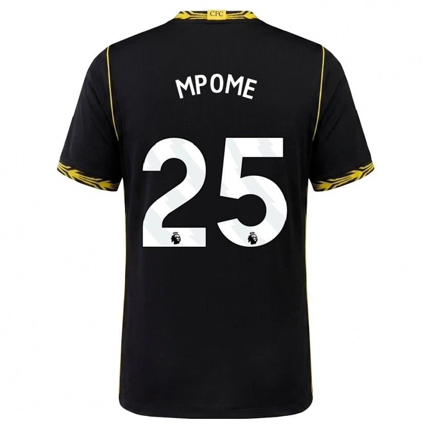 Danxen Heren Maelys Mpome #25 Zwart Geel Uitshirt Uittenue 2026/27 T-Shirt