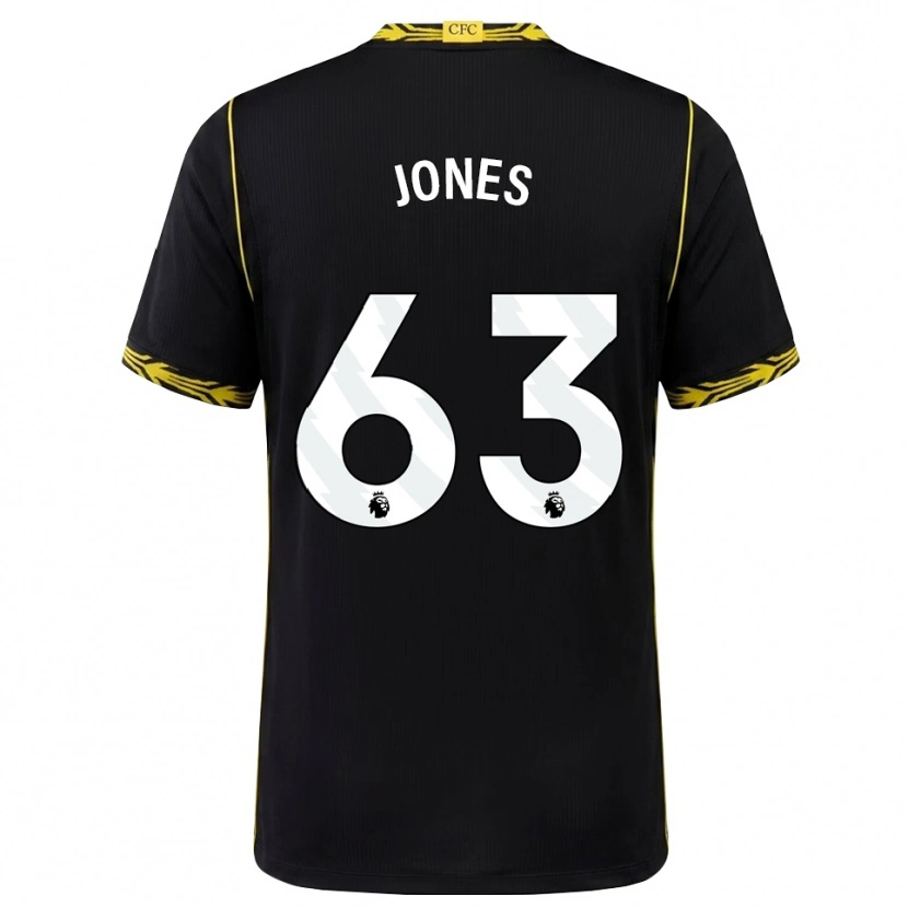 Danxen Heren Vera Jones #63 Zwart Geel Uitshirt Uittenue 2026/27 T-Shirt