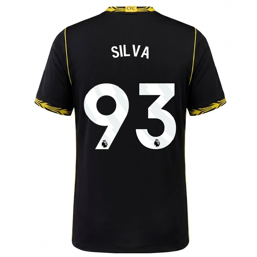 Danxen Heren Isaac Badu #93 Zwart Geel Uitshirt Uittenue 2026/27 T-Shirt