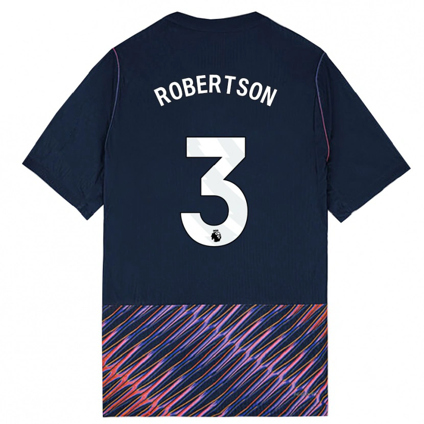Danxen Heren Andrew Robertson #3 Koninklijk Blauw Wit Uitshirt Uittenue 2026/27 T-Shirt
