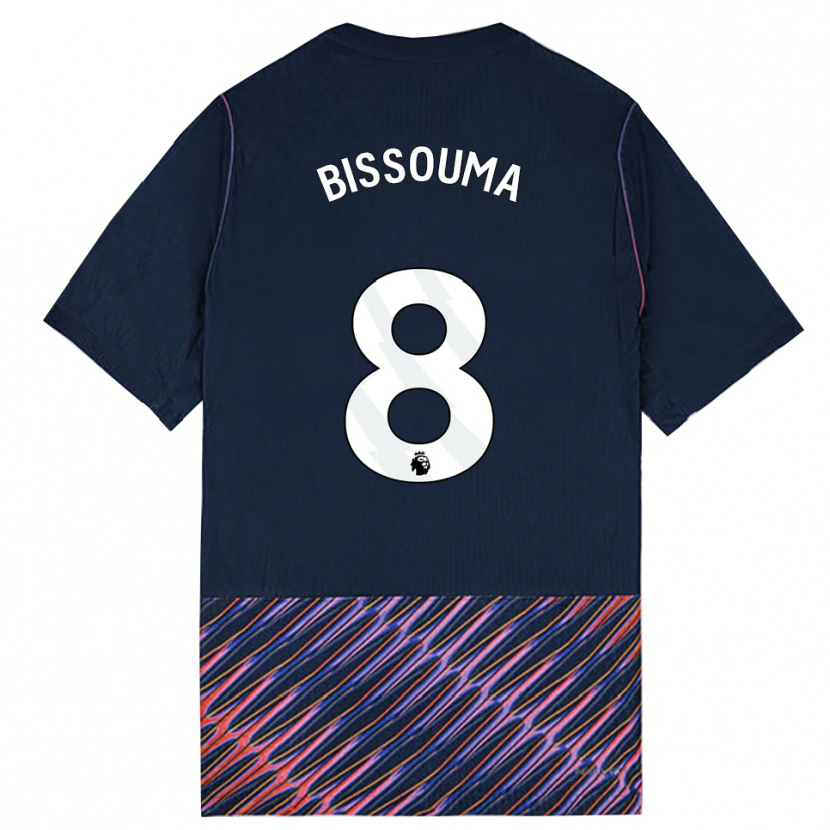 Danxen Heren Yves Bissouma #8 Koninklijk Blauw Wit Uitshirt Uittenue 2026/27 T-Shirt