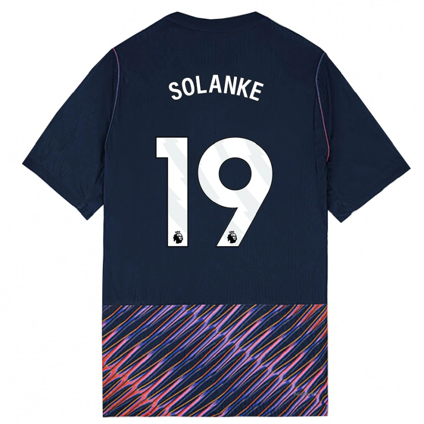 Danxen Heren Dominic Solanke #19 Koninklijk Blauw Wit Uitshirt Uittenue 2026/27 T-Shirt