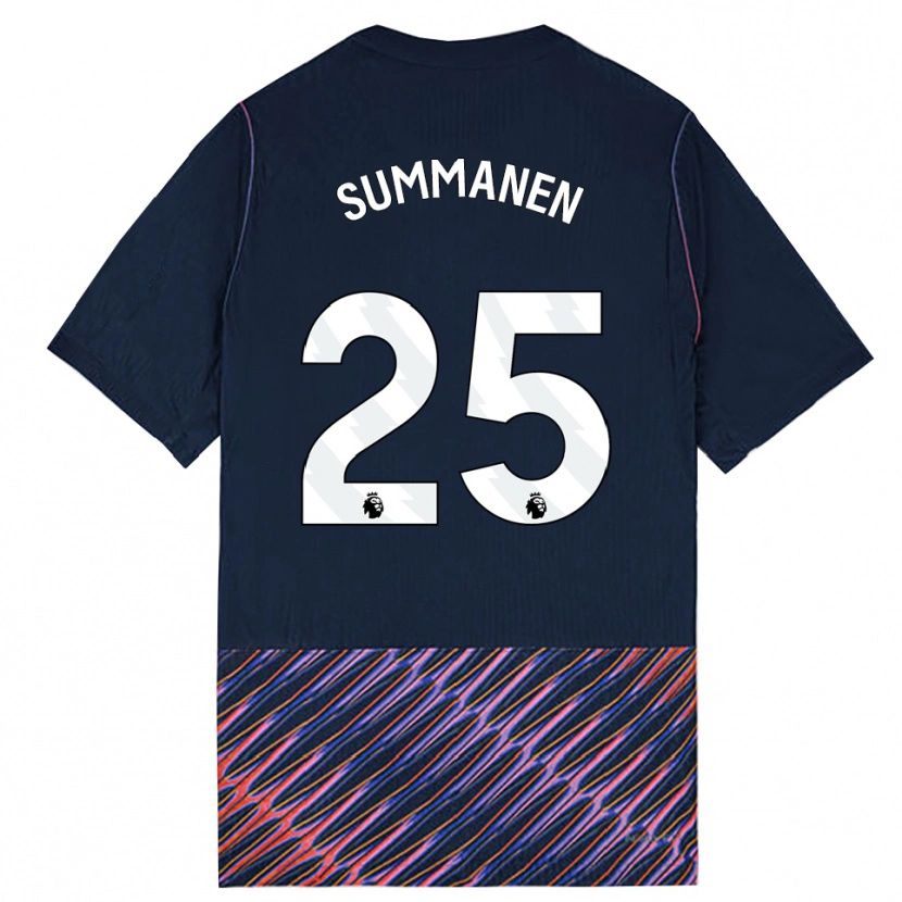 Danxen Heren Eveliina Summanen #25 Koninklijk Blauw Wit Uitshirt Uittenue 2026/27 T-Shirt