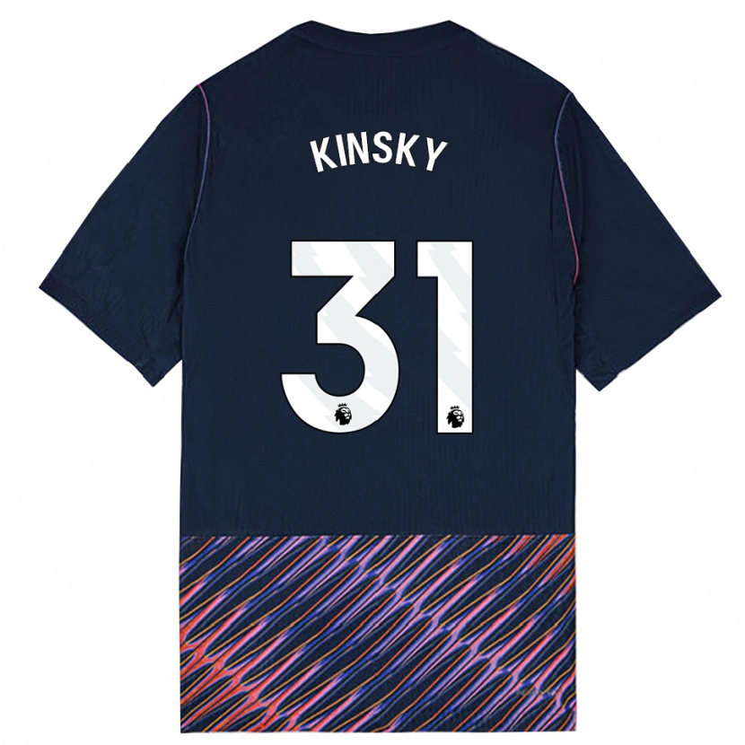 Danxen Heren Antonín Kinský #31 Koninklijk Blauw Wit Uitshirt Uittenue 2026/27 T-Shirt