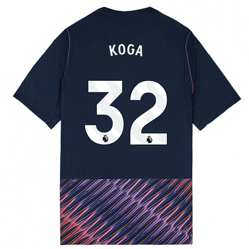 Danxen Heren Tōko Koga #32 Koninklijk Blauw Wit Uitshirt Uittenue 2026/27 T-Shirt