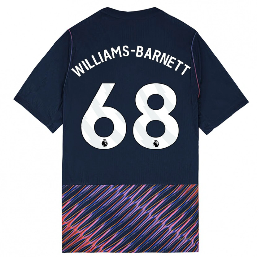 Danxen Heren Luca Williams-Barnett #68 Koninklijk Blauw Wit Uitshirt Uittenue 2026/27 T-Shirt