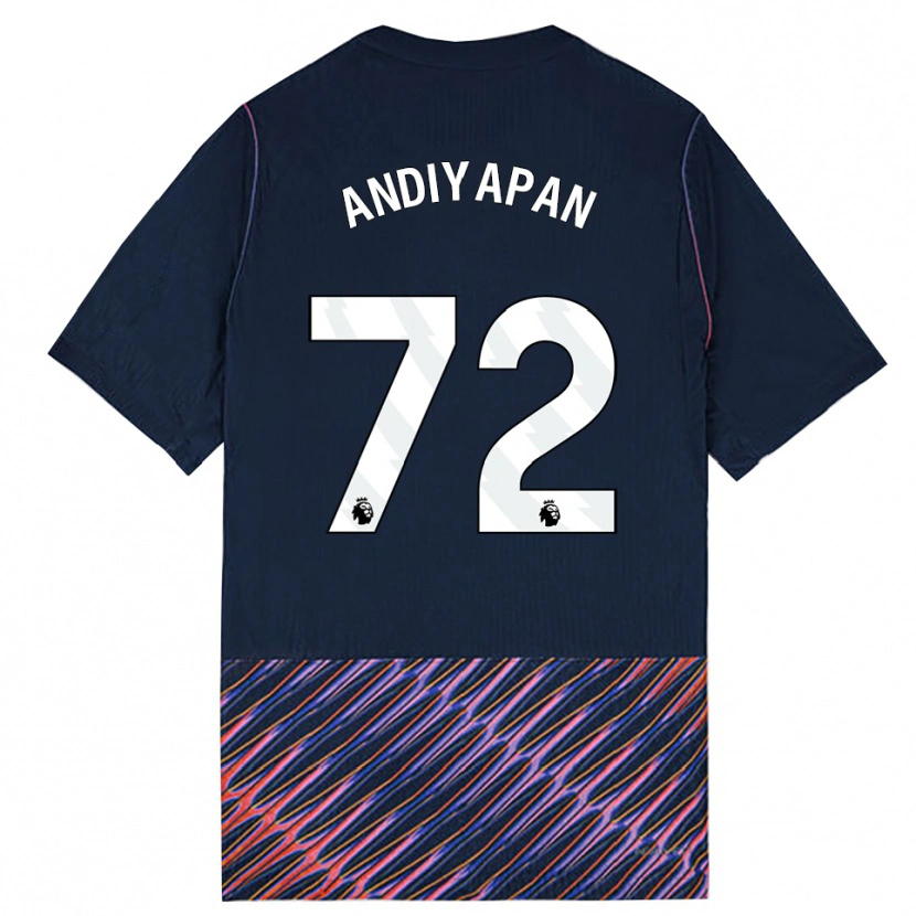 Danxen Heren William Andiyapan #72 Koninklijk Blauw Wit Uitshirt Uittenue 2026/27 T-Shirt