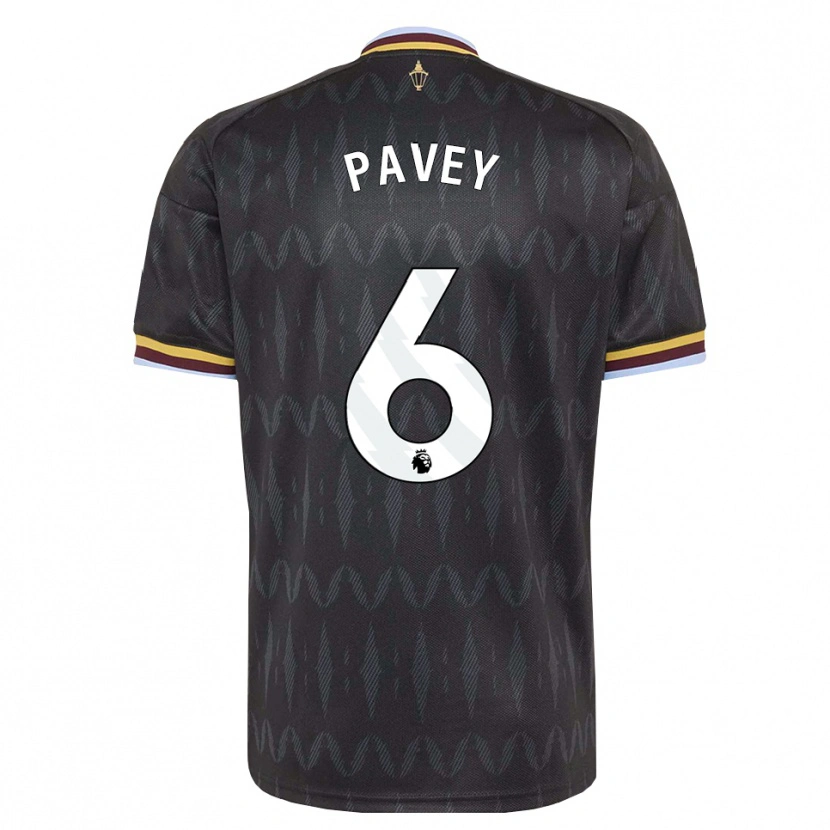Danxen Heren Charlie Pavey #6 Korenbloemblauw Zwart Geel Uitshirt Uittenue 2026/27 T-Shirt
