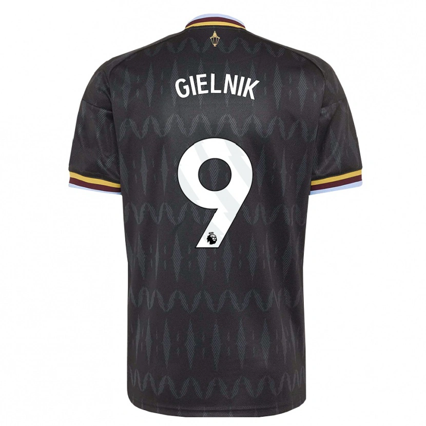 Danxen Heren Emily Gielnik #9 Korenbloemblauw Zwart Geel Uitshirt Uittenue 2026/27 T-Shirt