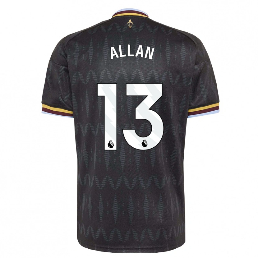 Danxen Heren Jack Allan #13 Korenbloemblauw Zwart Geel Uitshirt Uittenue 2026/27 T-Shirt