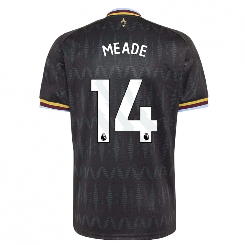 Danxen Heren Markie Meade #14 Korenbloemblauw Zwart Geel Uitshirt Uittenue 2026/27 T-Shirt
